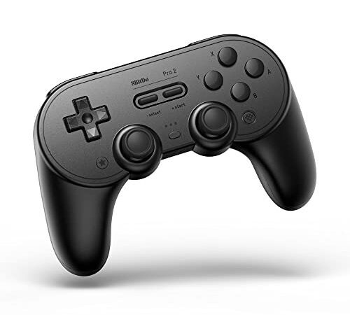 8bitdo Pro2 Black Edition Manette Bluetooth pour Nintendo Switch/PC/Android/Raspberry Pi