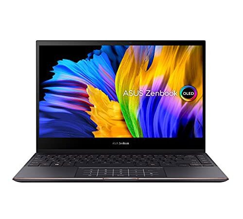 ASUS Zenbook Flip S13 OLED EVO UX371EA-HL755W Ordinateur Portable 13" Flip & Tactile OLED 4K UHD (i7-1165G7 EVO, 16G RAM, 512G SSD PCIE) Windows 11 Clavier AZERTY FR Technologie Numpad +Stylet fourni