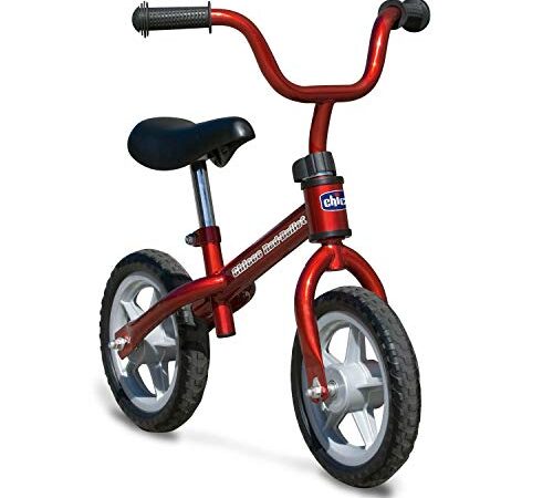 Chicco Draisienne Bébé, Velo sans Pédales pour Enfants de 2 à 5 ans, Avec Guidon et Selle Réglables, 25 Kg Maxi, Rouge - Jeux pour Enfants de 2 à 5 Ans