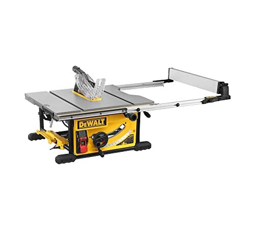 DEWALT - Scie à Table 250 mm - DWE7492-QS - Scie sur Table Filaire 2000 W - Idéale pour Coupe Transversale ou Refente de Pièces de Grandes Tailles - Largeur de Délignage 610 mm