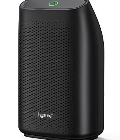 hysure Déshumidificateurs 700ml Déshumidificateur Electrique Mini Portable Dehumidifier pour la Maison Salle de Bains, Chambre, Bureau, Placard