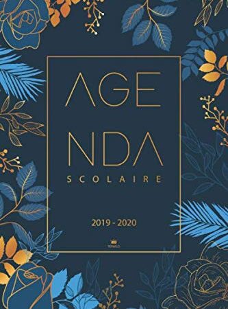 Agenda scolaire 2019 2020: Agenda semainier 2019/2020 pour l'école et college | Cadeau Fille, Garcon et Enfants | Août 2019 à Août 2020