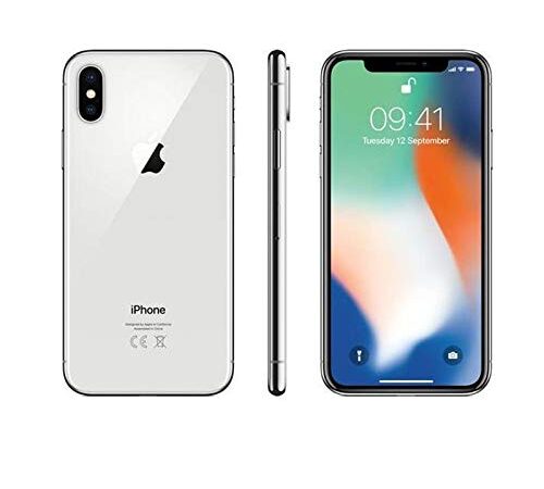 Apple iPhone X 64Go Argent (Reconditionné)