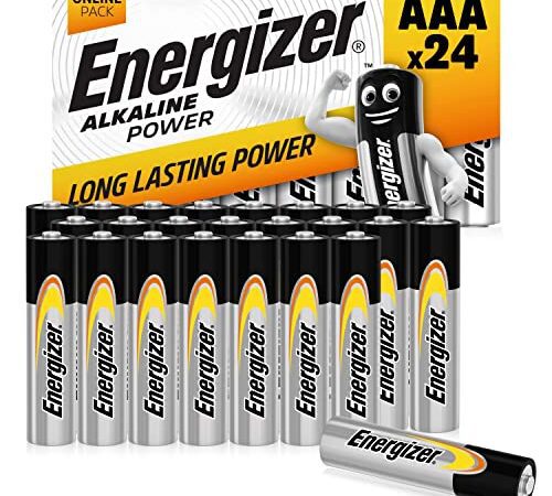 Energizer Piles AAA, Alkaline Power, Lot de 24, Pile alcaline [ Amazon Exclusif ]