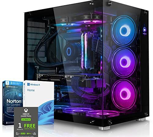 Megaport High End PC Gamer • Intel Core i9-12900F 16-Coeurs jusqu'à 5,10GHz Turbo • Windows 11 • GeForce RTX3080 • 32Go • 2To M.2 SSD • Refroidissement Liquide • Unité Centrale Ordinateur de Bureau