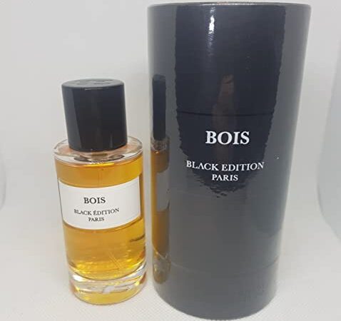 Parfum Collection Privée, Bois De BLACK EDITION, Boisé senteur d'Argent Homme/Femme, Parfum 50ml Pour Cadeau, Parfum de Marque, Idée Cadeau Pas Chère,intense, Black Edition