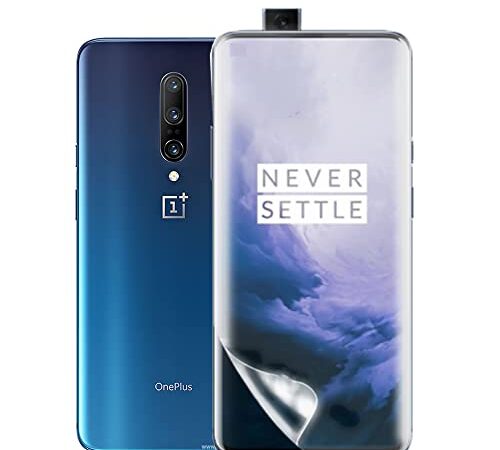 2 pièces protecteur d'écran avant Flexible pour OnePlus 7 Pro (4G 5G) / Oneplus 7T Pro (4G 5G) 6.67" 3D Film Hydrogel TPU Transparent Empreinte Digitale Débloqué Pas de Verre Trempé