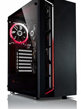 BEASTCOM Q3 | Essential Gaming PC | Unité Centrale Ordinateur Gamer | AMD Quad Core 4X 3.80Ghz | 8Go RAM | 256Go SSD | 4K Graphique Radeon R7 | HDMI | USB 3.2 | WiFi | Windows 11 Pro