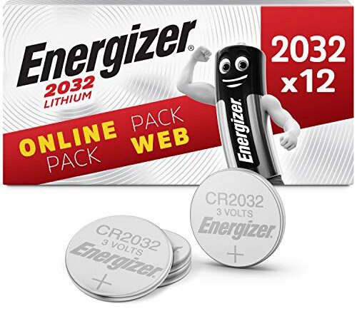 Energizer 2032 Lithium Coin Battery, 12 pack AMZ Exclusivité Amazon
