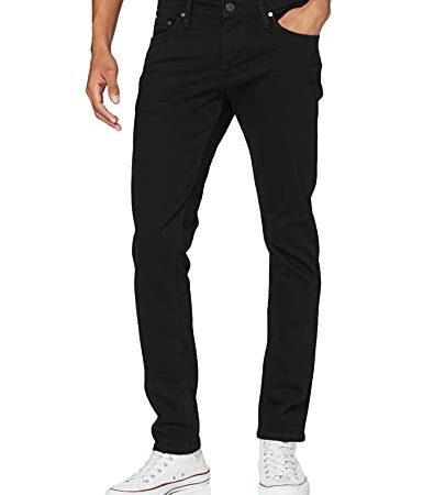 Jack & Jones Jjiglenn Jjfelix Am 046 50 SPS Noos Jean Slim, Noir (Black Denim), 32W / 32L Homme