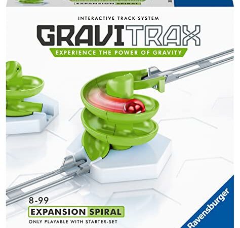 Ravensburger - GraviTrax - Bloc d'action Spiral - 26838 - Jeu de construction STEM - Extension pour circuits de billes créatifs - Enfants de 8 ans et plus - Version française