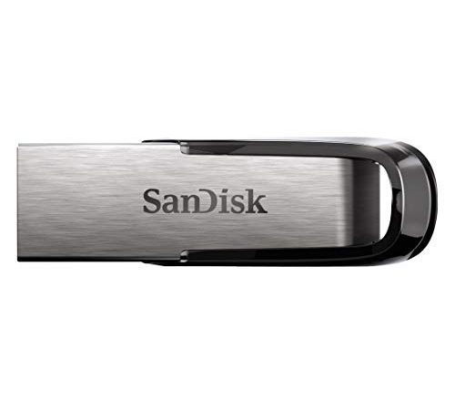SanDisk Ultra Flair 64 Go Clé USB 3.0 , dotée d'un corps épuré en métal durable et d'une vitesse de lecture maximale de 150 Mo/s - Noire