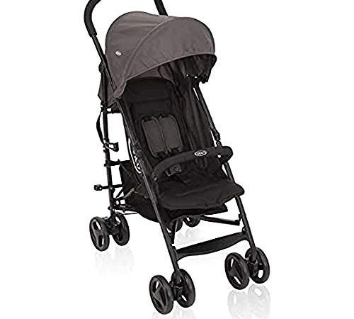 Graco 6BF999BGREU Travelite Poussette, Noir Multicolore,