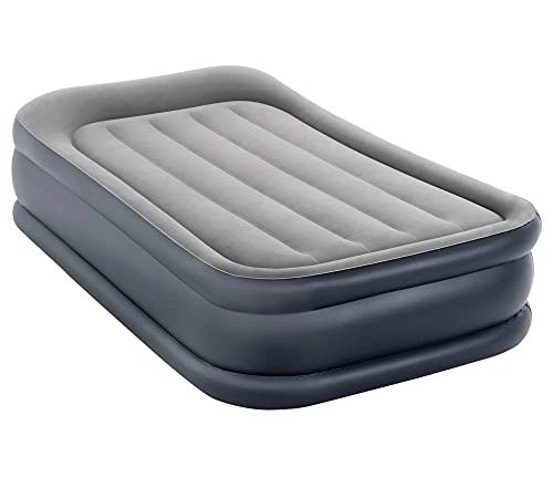 Intex - 64132NP - Lit Gonflable Deluxe Pillow Rest Raised - Électrique 1 Pers