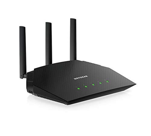 Netgear Routeur Wifi 6 4 flux (RAX10) – Vitesse Wifi AX1800 (jusqu’à 1,8 Gbit/s) | Bi-Bandes | Couverture jusqu'à 140 m²