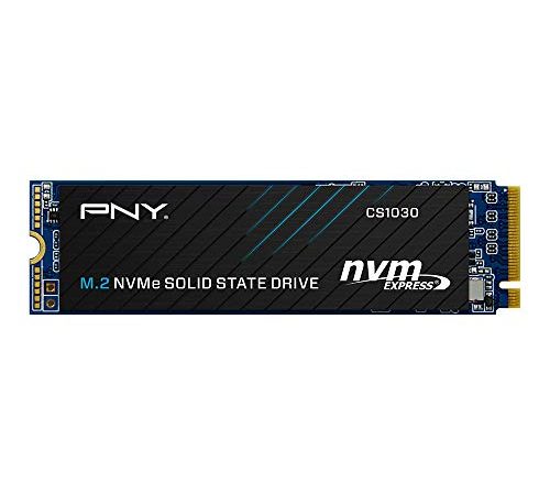 PNY CS1030 500GB M.2 NVMe PCIe Gen3 x4, 2000MB/s Vitesse de Lecture, 1100MB/s Vitesse d'écriture Internal Solid State Drive (SSD)