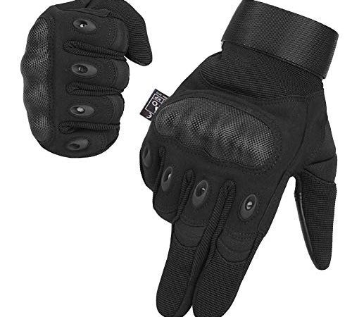 SKYSPER Gants de Moto Écran Tactile Plein-Doigt Gant Moto Homologué CE Femme et Homme Gants Tactiques de Sport en Plein Air Gants pour Motocross Combat Escalade Camping Chasse Vélo