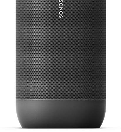 Sonos Move - Enceinte Sans Fil - Multiroom Wifi et Bluetooth - Air Play 2 - Son Clair et Puissant - Assistant Google et Amazon Alexa Intégrés - Interface Tactile - Noir