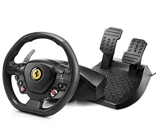 Thrustmaster T80 Ferrari 488 GTB Edition Volant Racing - PS5 / PS4 / PC - Sous license officielle Ferrari