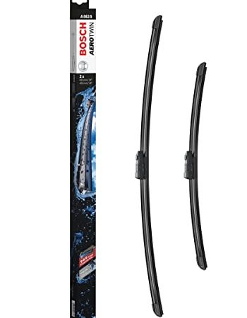 Bosch Balais d'Essuie–Glace Plats Aerotwin A863S, Longueur: 650mm/450mm – 1 Paire de Balais avant