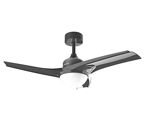 Cecotec Ventilateur de Plafond EnergySilence Aero 470. 55 W, Diamètre de 106 cm, 3 Pales, 3 Vitesses, Fonction Hiver (Diamètre 106 cm, Gris)