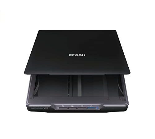 Epson Perfection V39 Color Photo and Document Scanner with Scan-To-Cloud with 4800 x 4800 dpi by Epson