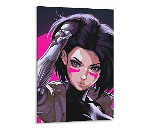 haocaitou Alita Battle Angel Poster sur toile et décoration murale Motif ange 60 x 90 cm