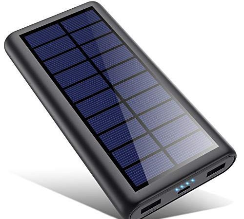 HETP Version à économie D'énergie Batterie Externe Chargeur Solaire 26800mah Power Bank [Avancé Intelligent Contrôle IC ] Chargeur Portable Batterie de Secours Universel pour Téléphone Tablettes