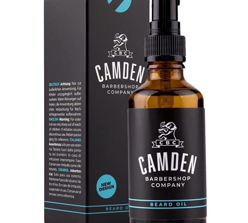 Huile à Barbe «ORIGINAL» de Camden Barbershop Company ● Pour l'Entretien et le Soin de Barbe ● Produit 100% Naturel ● 50 ml