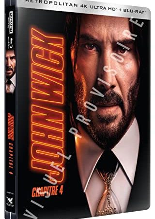 John Wick-CHAPITRE 4 Combo BLURAY [Édition Limitée SteelBook 4K Ultra HD + Blu-Ray]