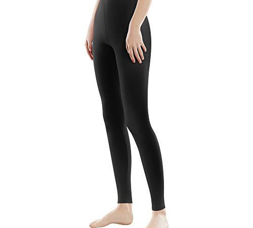 Libella Femme Long Leggings Pantalon coloré avec Taille Haute Tenue de Sport Coupe Slim en Coton Vêtements 4108 Noir 3XL