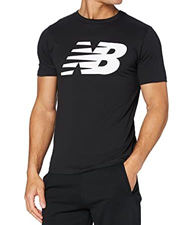 New Balance Homme Sport Spacedye Half Zip T shirt, Noir, S EU