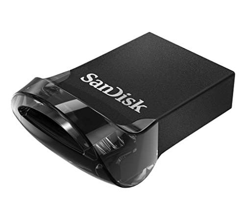 SanDisk 64GB Ultra Fit USB 3.1 Flash Drive, up to 130 MB/s read, Black