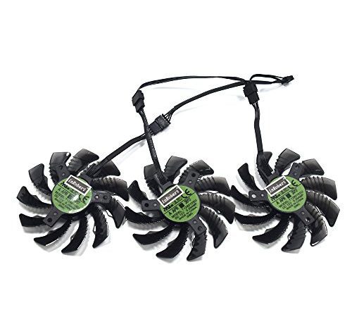 78MM Ventilateur Carte Graphique T128010SU 0.35A pour Gigabyte GTX 1080 Ti Gaming/GTX 1070 G1/AORUS GTX 1060/GTX 980 TI G1 Graphic