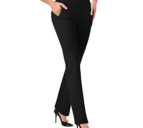 IQYU Mes commandes Suivre R Pantalon de yoga pour femme, pantalon d'entraînement, taille haute, leggings d'entraînement athlétique, pantalon de yoga pour hommes leggings, Noir , XXL