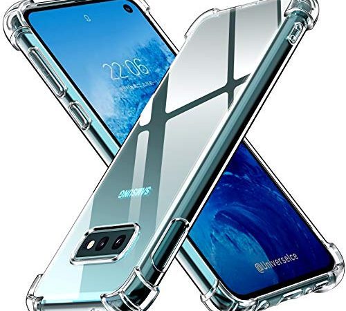 ivoler Coque pour Samsung Galaxy S10e / S10 e, Ultra Transparent Étui de Protection en Silicone Antichoc avec Coins Renforcés, Clair Mince Souple TPU Bumper Housse