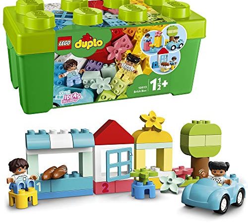 LEGO 10913 Duplo Classic La Boîte de Briques Jeu De Construction avec Rangement, Jouet éducatif pour Bébé de 1 an et Plus - Multicolore