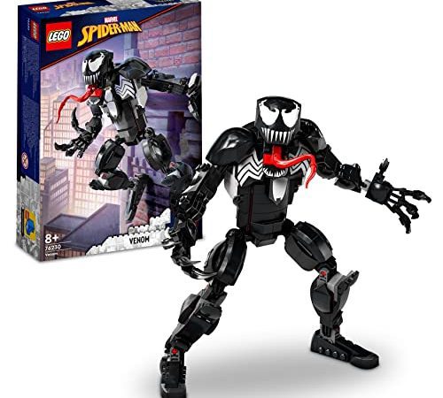 LEGO 76230 Marvel La Figurine de Venom, Jouet Enfants 8 Ans, l'Ennemi de Spider-Man, Minifigurine à Construire, Cadeau Super-Héros