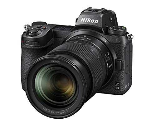 Nikon Z 6II + Objectif Z 24-70 f/4, Appareil Photo Numérique Hybride Plein Format (24,5 MP, 4K/30p, rafale 14 i/s, stabilisation sur capteur 5 axes, double slots SD & XQD ou CFexpress)