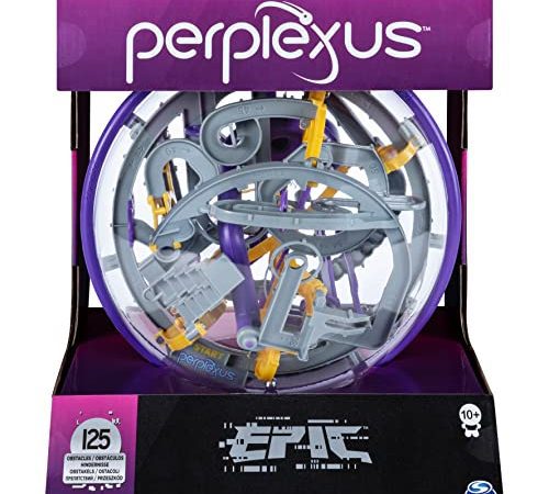PERPLEXUS - PERPLEXUS EPIC - Labyrinthe Parcours 3D Epic avec 125 Défis - Jeu d'Action et de Réflexe - Labyrinthe 3D - Casse tete enfant - Jouet Enfant 10 Ans et +