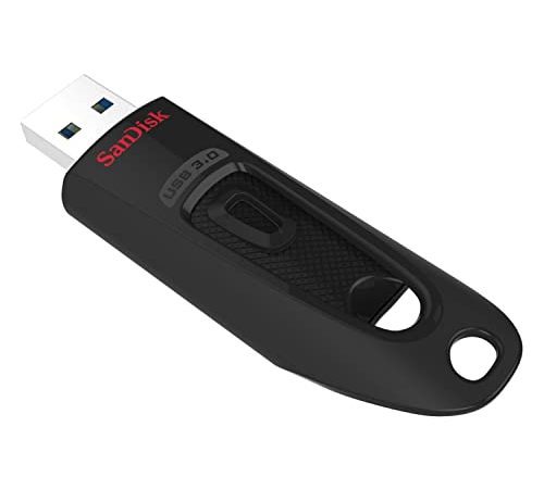 SanDisk Ultra 32 GB USB Flash Drive USB 3.0 Up to 130 MB/s Read, Black