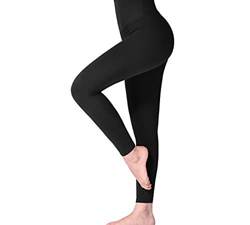 SINOPHANT Legging Femmes Pantalon de Sport, Jegging Taille Haute Femme Yoga Opaque Doux Grande Taille