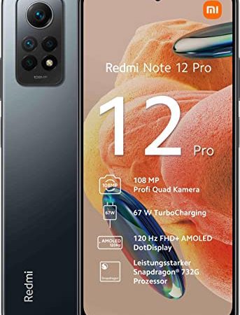 Xiaomi Redmi Note 12 Pro 4G Gris Graphite 8GB RAM 256GB ROM [Versión Global]