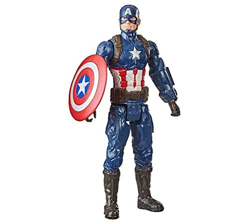 Hasbro Marvel Titan Hero Series, Figurine à Collectionner Captain America de 30 cm, Jouet pour Enfants à partir de 4 Ans